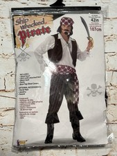 New Spirit Halloween Costume Pirate Ship Wrecked Adult L / XL Cosplay Accessory