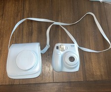 Fujifilm Instax Mini 9 Instant Print Camera  Crossbody Matching Case:Light Blue