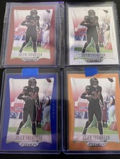 Jalen Thompson Prizm Deca Red Blue Orange And Mojo All Numbered
