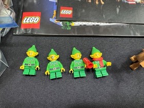 LEGO 10245 Santa's Workshop + 10275 Elf Club House 100% Complete Parts Verified