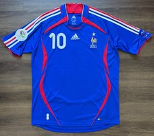 2006 World Cup Adidas France Zinedine Zidane Jersey shirt real madrid teamgeist