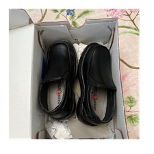 Deer Stags Brian Boys Black Slip-On Dress Loafers Round Toe Size 6 M