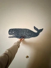 Woven Whale Wall Art - Coastal / Nautical Style
