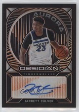 2020 Panini Obsidian Aurora Electric Etch Orange 34/50 Jarrett Culver Auto 12wz