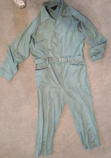 VTG Men's Sage Mechanic Workwear Jumpsuit Costume! Measurements C48"xW38"xL30"
