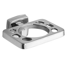 Wall-Mount Stainless-Steel Toothbrush Holder