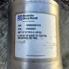 Waukesha W62 Sanitary Divert Valve 2.5" W6203021 1-Buttweld 2-Clamp Mixed Ports