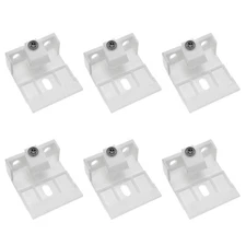 6 PCS Support Bracket for Blinds Sunshade Bottom Mounting Bracket Holder