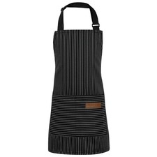 Stripes Kids Apron, Kids Cooking Aprons with 2 Pockets for Cooking,Cleaning,P...