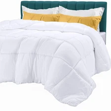 Comforters King Size, All Season Duvet Insert, Down Alternative Box Stitched Bed