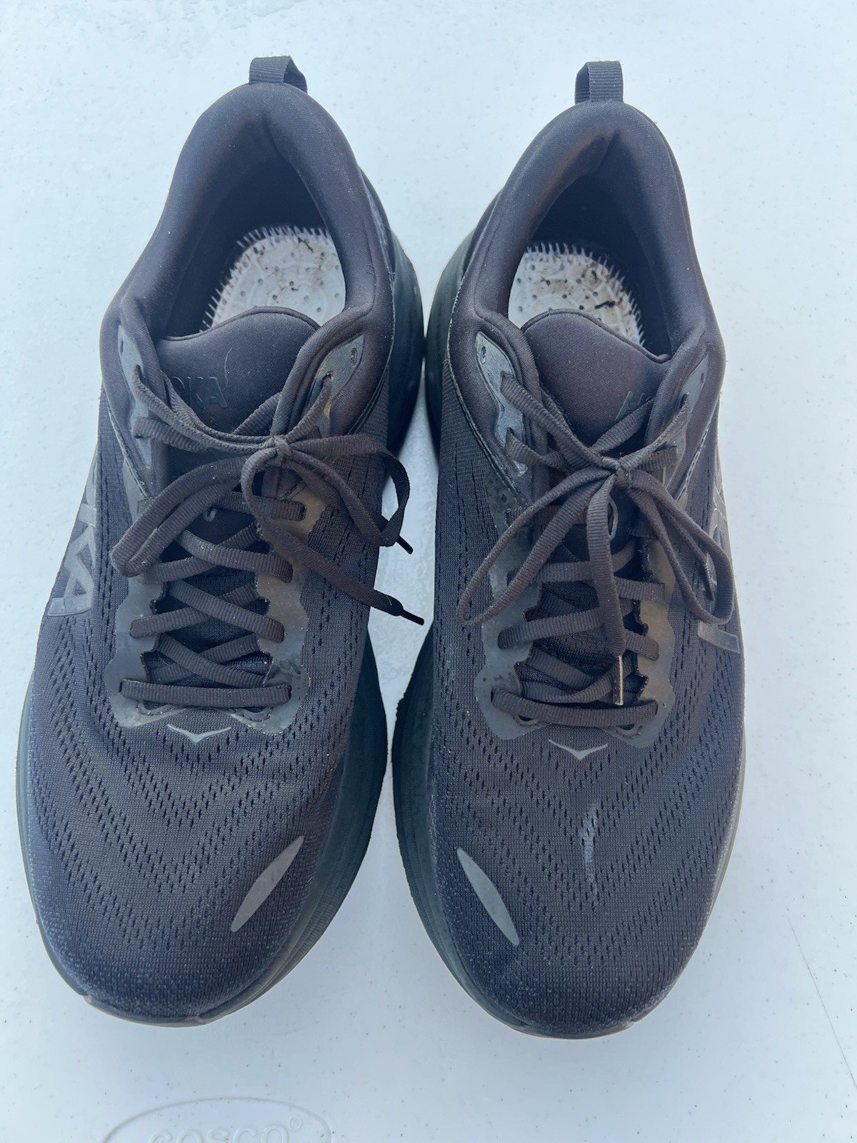 Men’s Black HOKA Bondi 8 Running Shoes Size 14 4E Extra Wide thumbnail 3