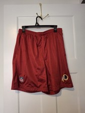 Reebok Washington Redskins NFL Red Shorts Size L Football Team Apparel