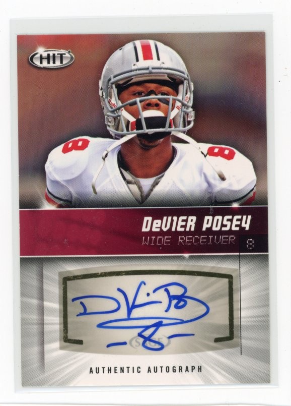 2012 SAGE HIT #A88 DeVier Posey Autographs