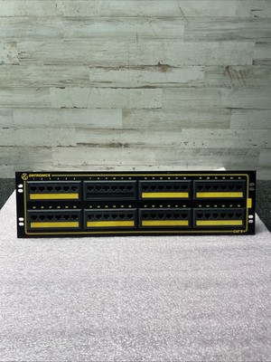 Used Ortronics CAT 5 Patch Panel 48-port model OR-851000334