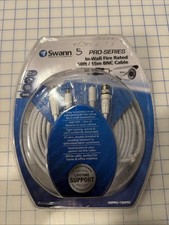 Swann Pro Series In Wall Fire Rated 50ft / 15m BNC Camera Cable SWPRO-15MFRC