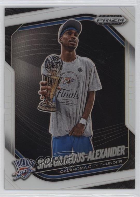 2024-25 Panini Prizm Black White Prizm 38/175 Shai Gilgeous-Alexander #164