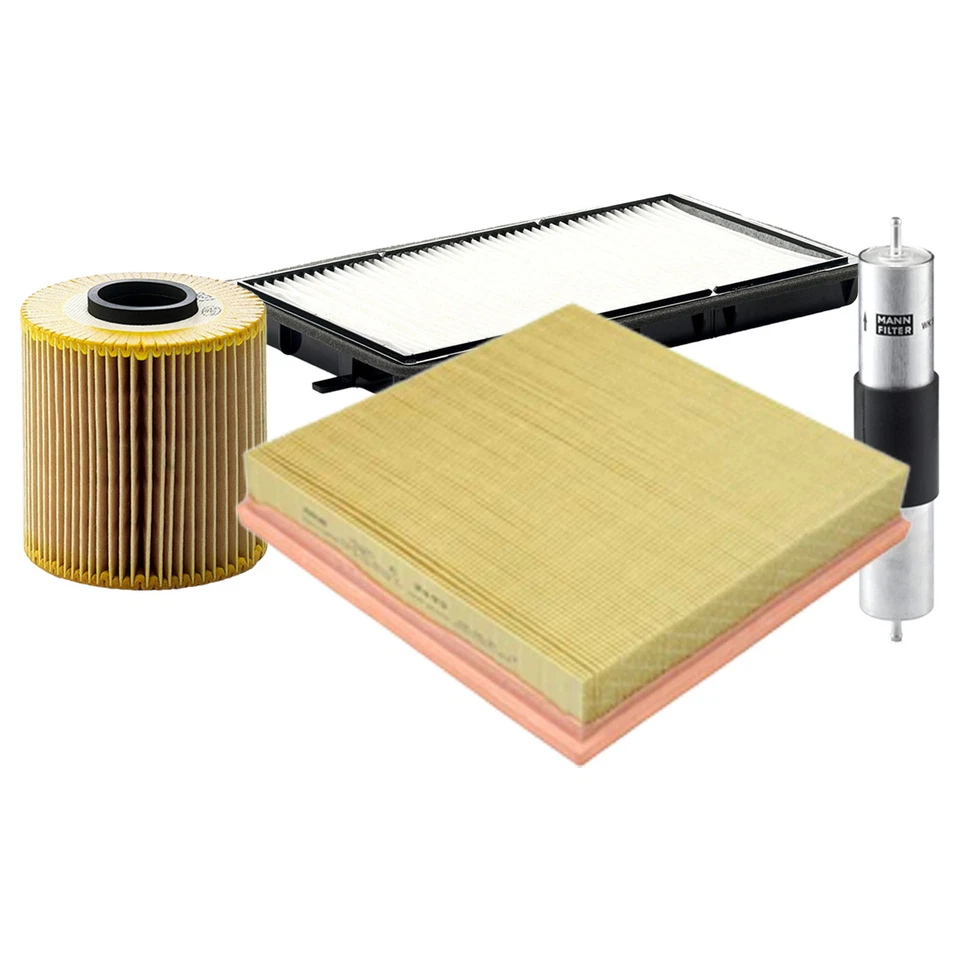 Kit de filtro de aceite de motor de combustible de cabina de aire Mann-Filter para BMW 318i Foto 2 de 2