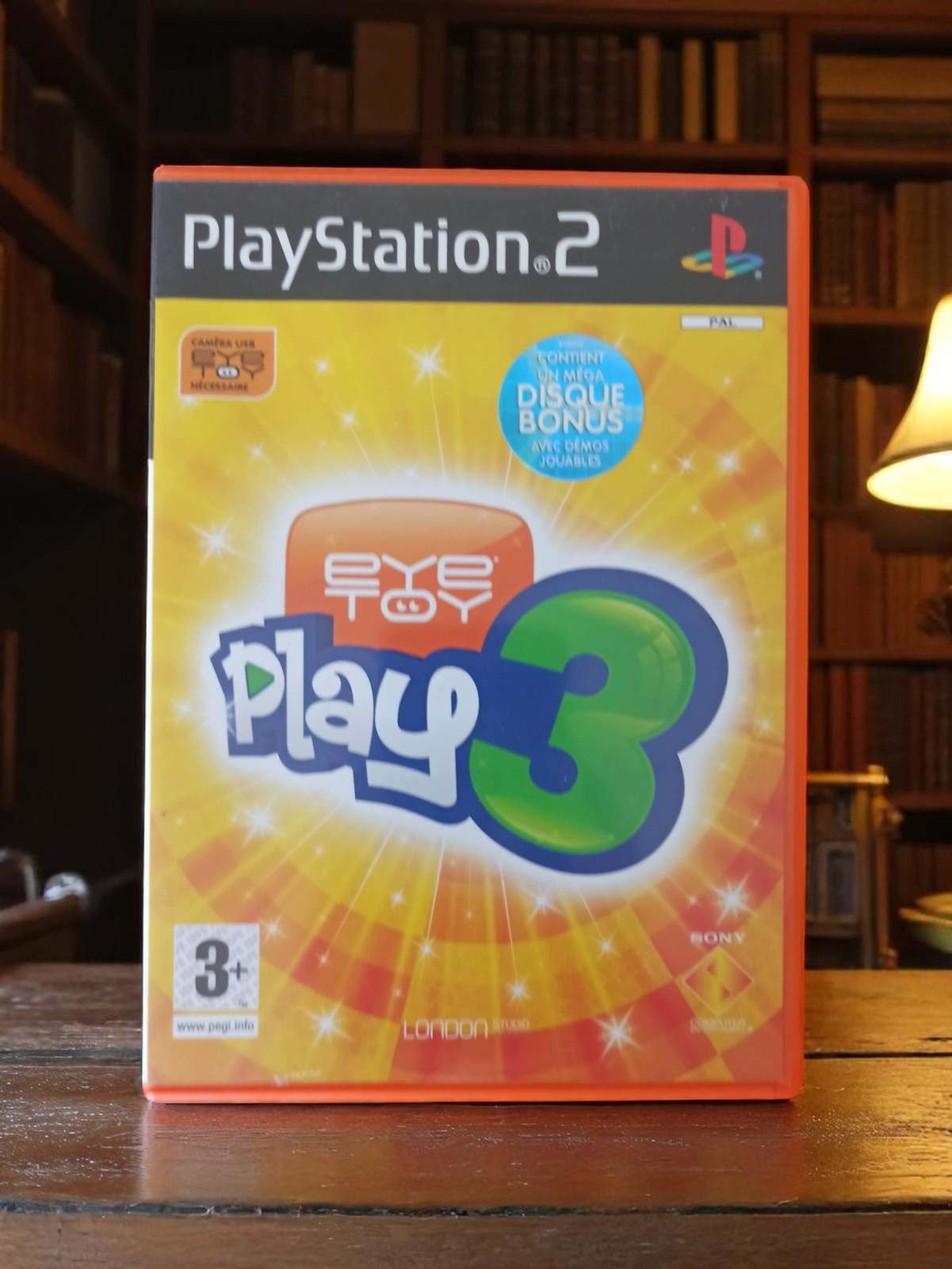 Jeu PS2 complet Eyetoy Play 3 - Vintage PlayStation 2 - Fonctionnel