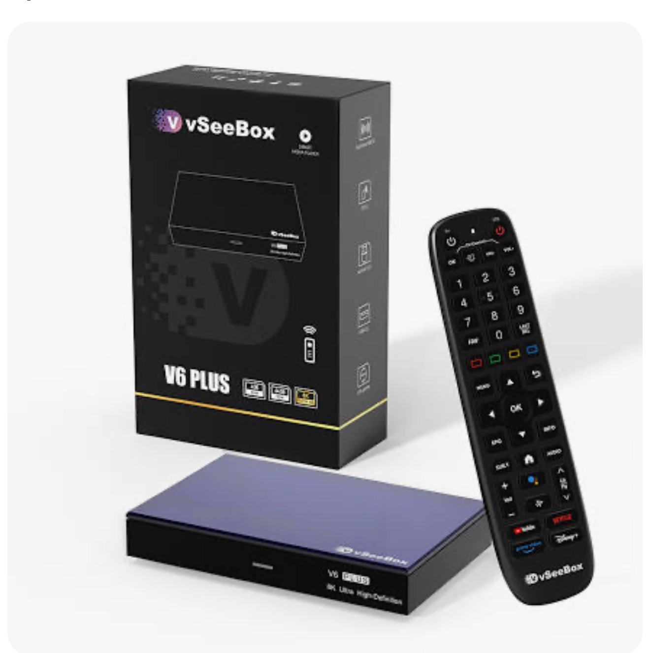 vSeeBox V6 Plus - Brand New - Sealed - Newest Model Vsee Streaming Box
