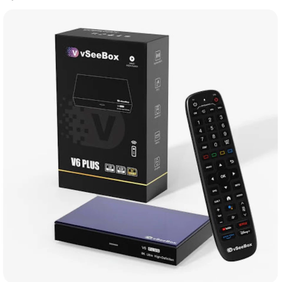 vSeeBox V6 Plus - Brand New - Sealed - Newest Model Vsee Streaming Box