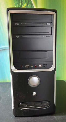 CSL Micro-ATX PC Gehäuse Mid-Tower Barebone DVD USB Kartenleser Netzteil 400W