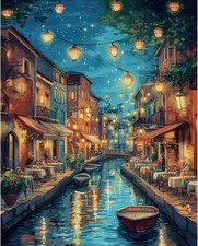 Camocin Art Malen nach Zahlen Erwachsene Venedig, Landschaft Malen nach Zahlen