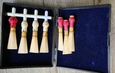 Bassoon Reed Case With 7 Reeds. 4 inches by 3 inches