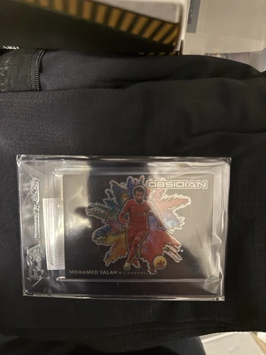 2020-21 Panini Obsidian - Black Color Blast Mohamed Salah #6