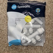 JG Speedfit Manifold with Stem 22mm x 15mm 4 Pack PEM582215AW Brand New Sealed
