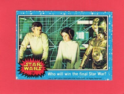 1977 Topps Star Wars (& stickers) - Pick A Card, G to NM condition
