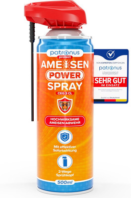 Patronus Ameisen Power Spray [500Ml] - Ameisenspray Mit Effektiver Sofortwirkung