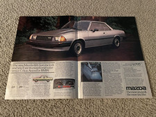 Vintage 1981 MAZDA 626 SPORT COUPE PRINT AD 1GREY SILVER 980s