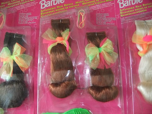 Vintage Barbie Cut and Style attachable hair refills brand new NRFC - Bild 3 von 7