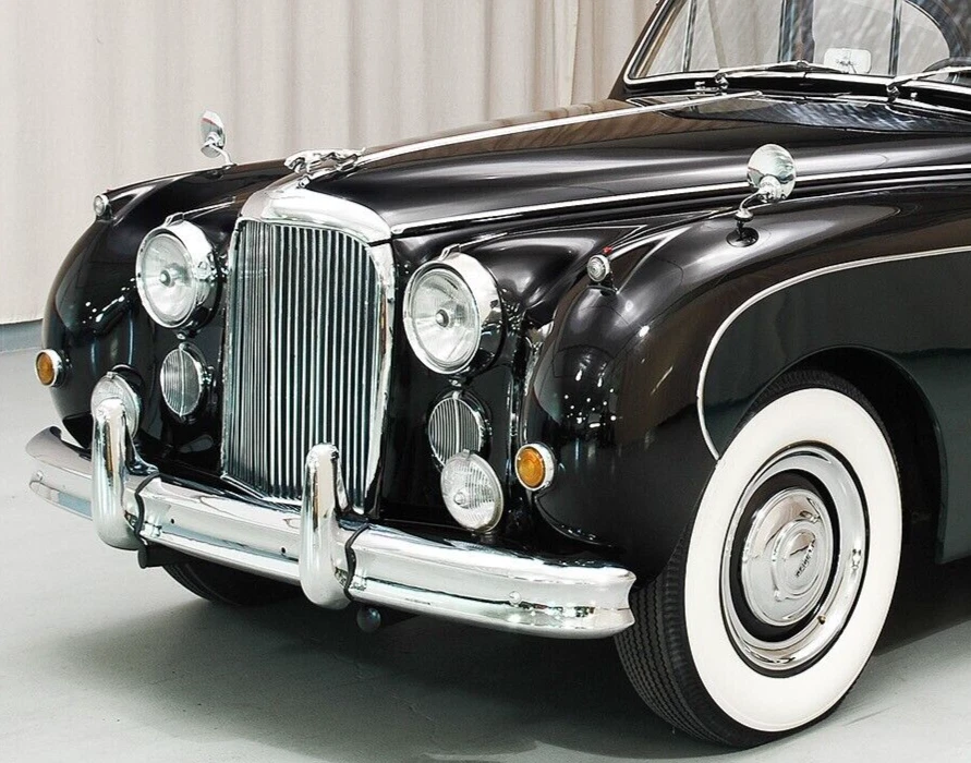 Jaguar MK VIII 8 Mark IX 9 cromo capó parrilla bisel superior berlina MK9 MK8 OEM Foto 2 de 4