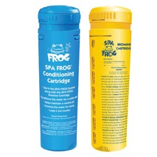Spa Frog Cartridge Pack 1  Bromine and 1 Conditioning for Dispenser Hot Tub Spa