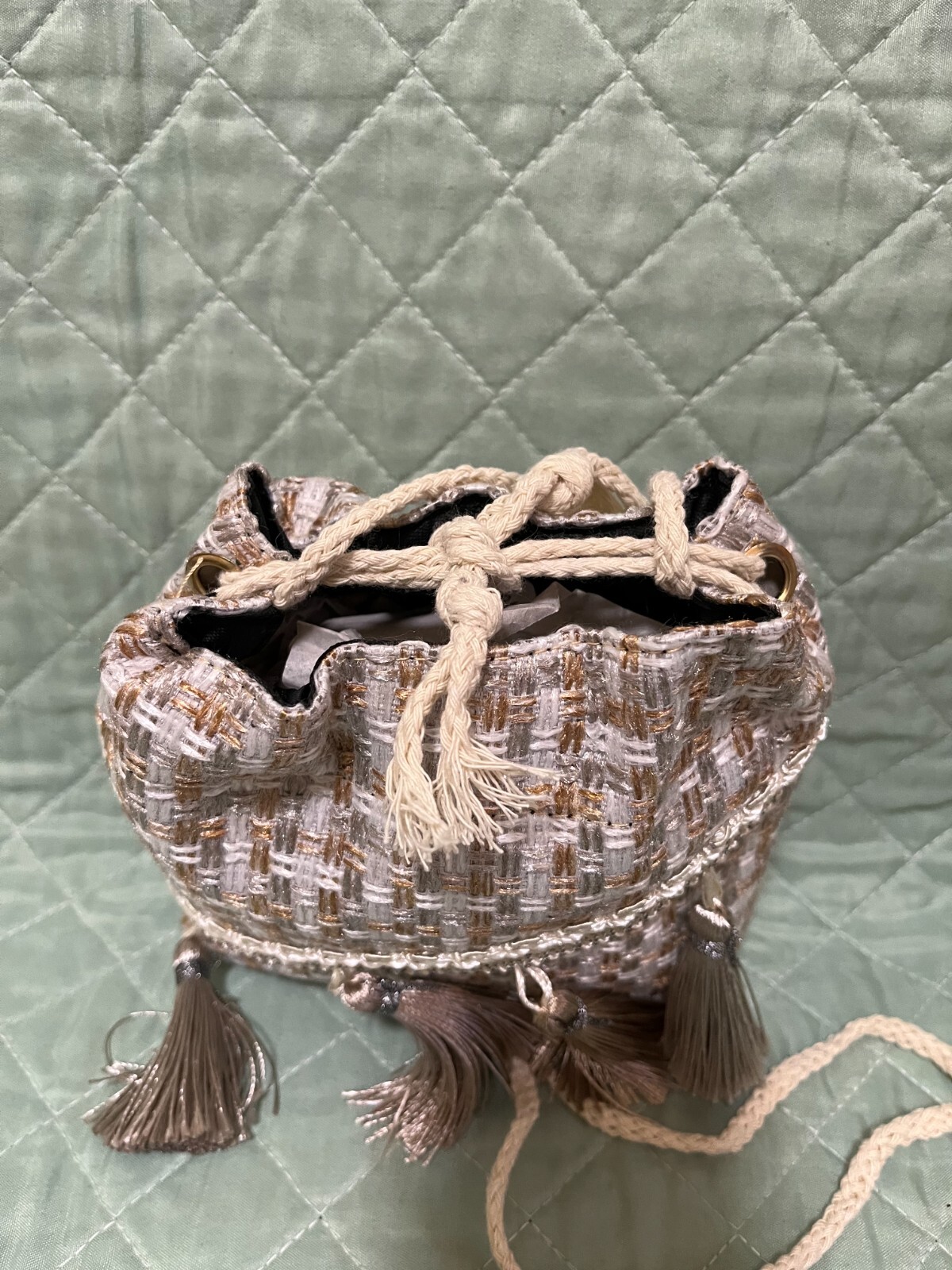 Small Tassel Crossbody Shoulder Bag