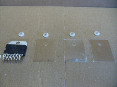 4 x Glimmerscheibe Multiwatt-15  LM3886  TDA7294 u.ä.