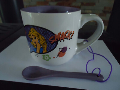 Mug Parc Astérix - Falbala Avec Cuillère - Édition Souvenir - Occasion En Bel état