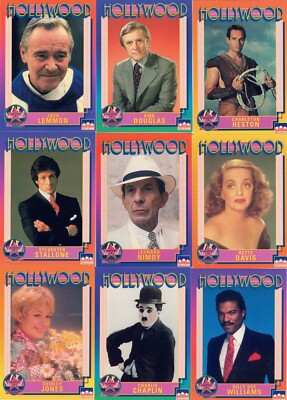 1991 Hollywood Walk of Fame by Starline. Cards in NM/Mint condition.