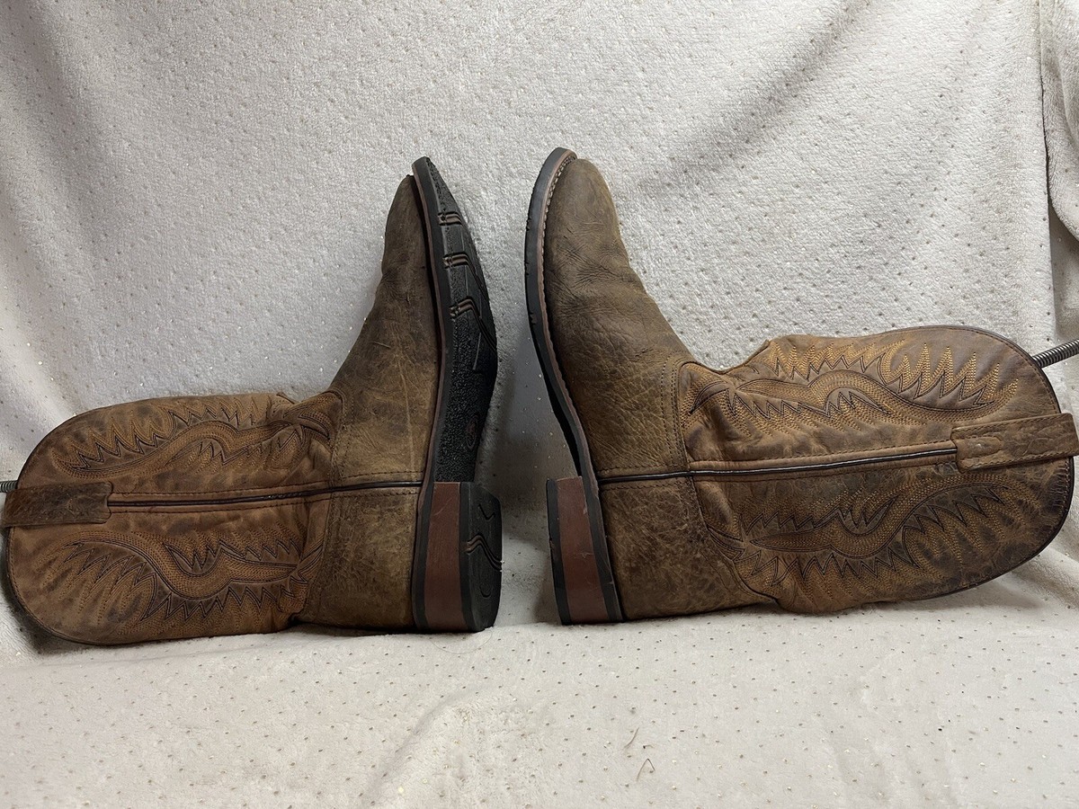 Laredo Men\'s 12 D Pinetop Western Boot 7905 Blemish Worn Leather Country Cowboy IMG_0678.jpg?v=1701542555 main image 4