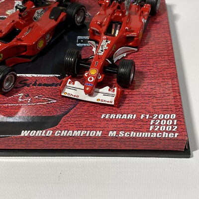 Hot Wheels 1/43 Ferrari F1-2000 F2001 F2002 M. Schumacher Hot Wheels 1/43 Ferrari F1-2000 F2001 F2002 M. Schumacher