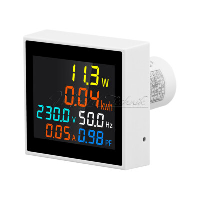 50-300V Voltmeter Ammeter Ampere Current Voltage Hertz Frequency Energy Meter