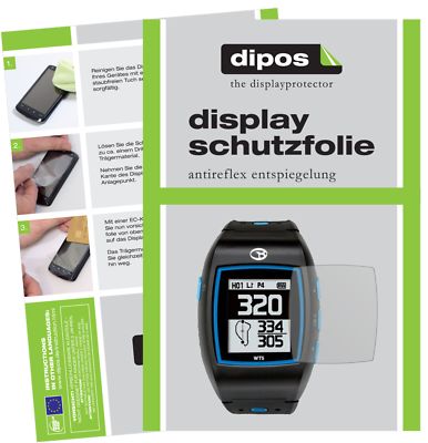 Dipos 6 Pellicole Protettive In Cristallo Per Golfbuddy WTX - Protezione Schermo HD, Made In Germany - 2