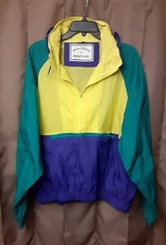 Vintage 80's Mighty Mac Jac in the Sac Jacket Windbreaker Full Zip Unisex Sz XL