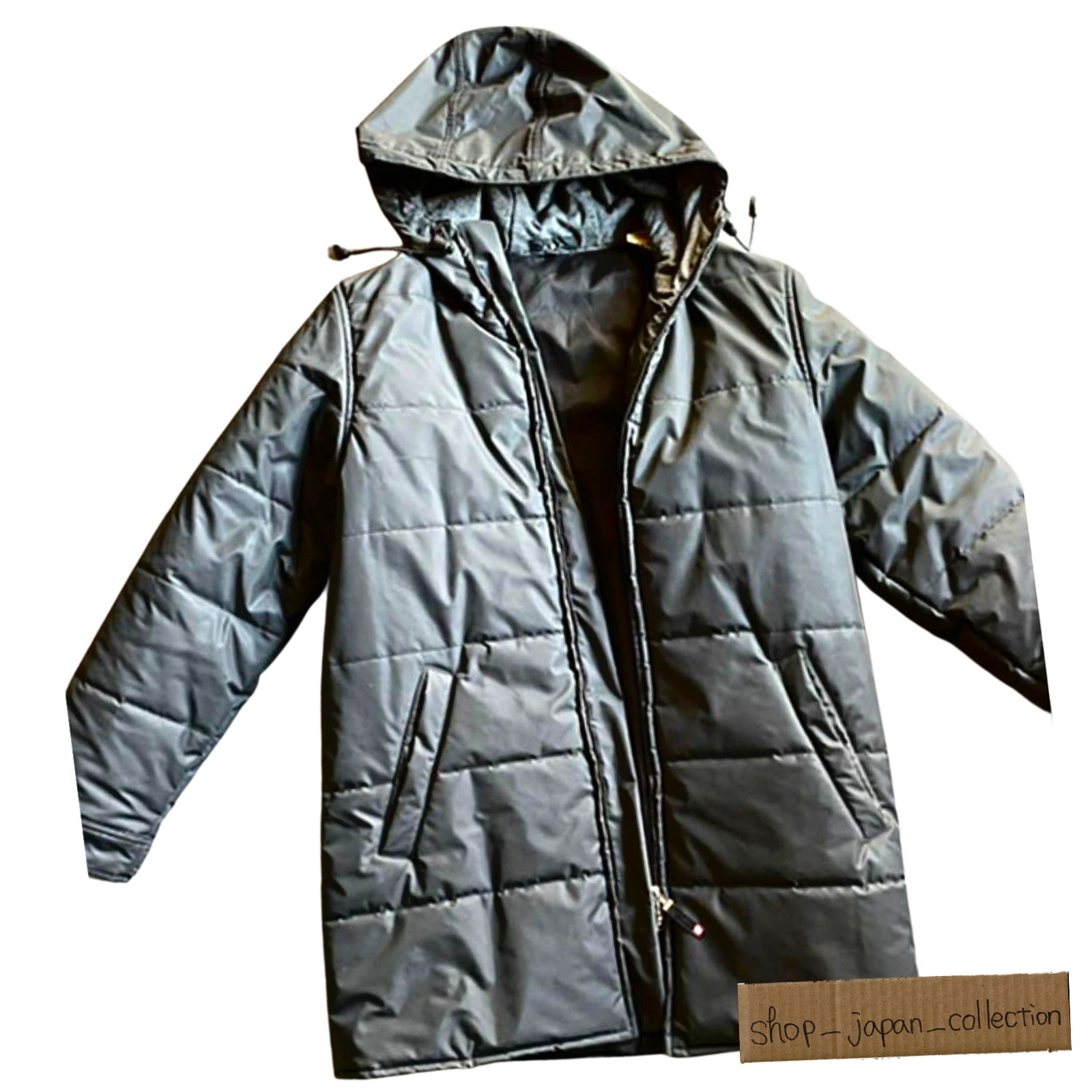 A.P.C. Men's Down Coat Jacket Dark Gray 