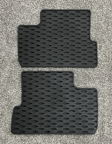 MAZDA 3 Black Rubber OEM Rear Floor Mats (2010-2013)