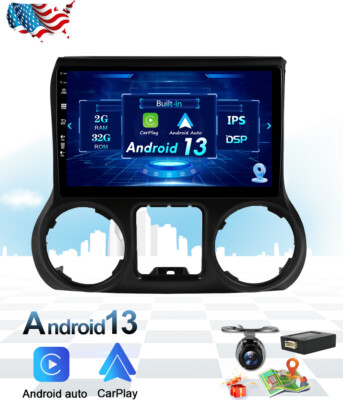 For Jeep Wrangler 3 JK 2011-14 Android 14 Car Radio Stereo Carplay GPS Navi RDS