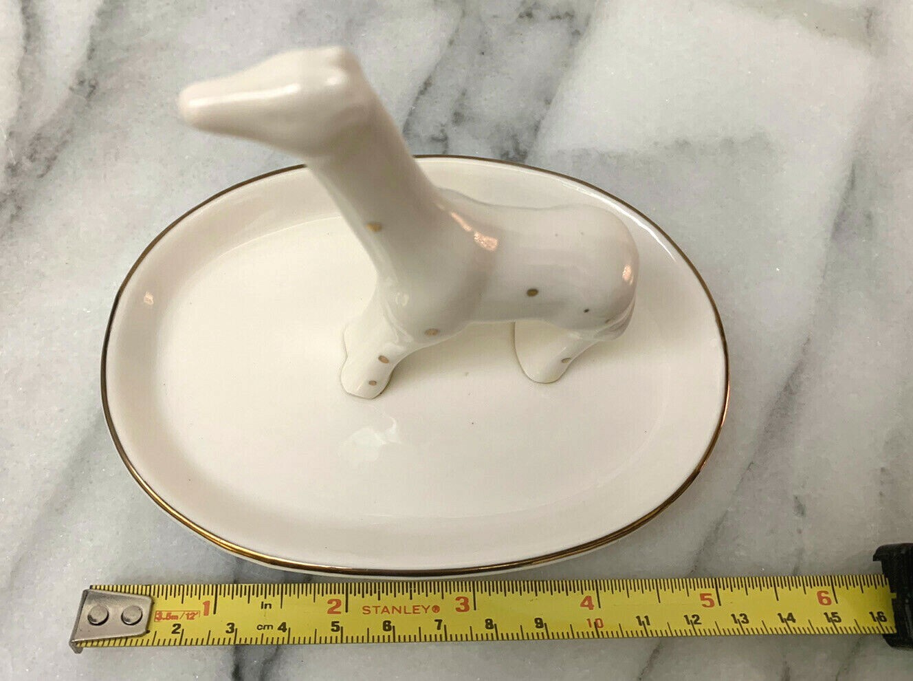 Laura+Ashley+Decorative+Jewelry+Holder+Gold+Tree+With+White+Dish for