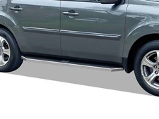 APS Polished 6" Side Step Side Bar Fit 09-15 Honda Pilot Acura MDX