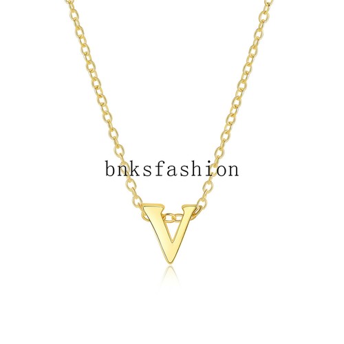Women Girls Initial Letter A to Z Alphabet Pendant Necklace Chain Jewelry Gifts - Picture 26 of 30